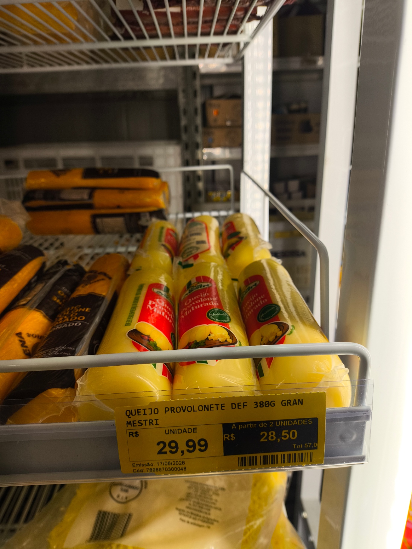 Queijo Provolone na Marangoni