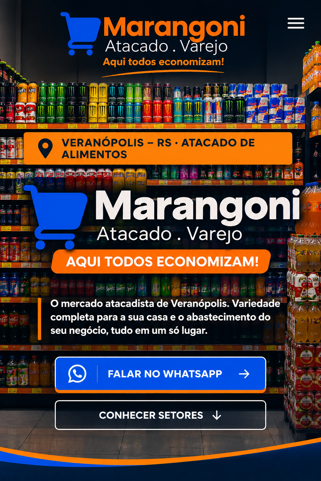 Marangoni Atacado e Varejo — aqui todos economizam