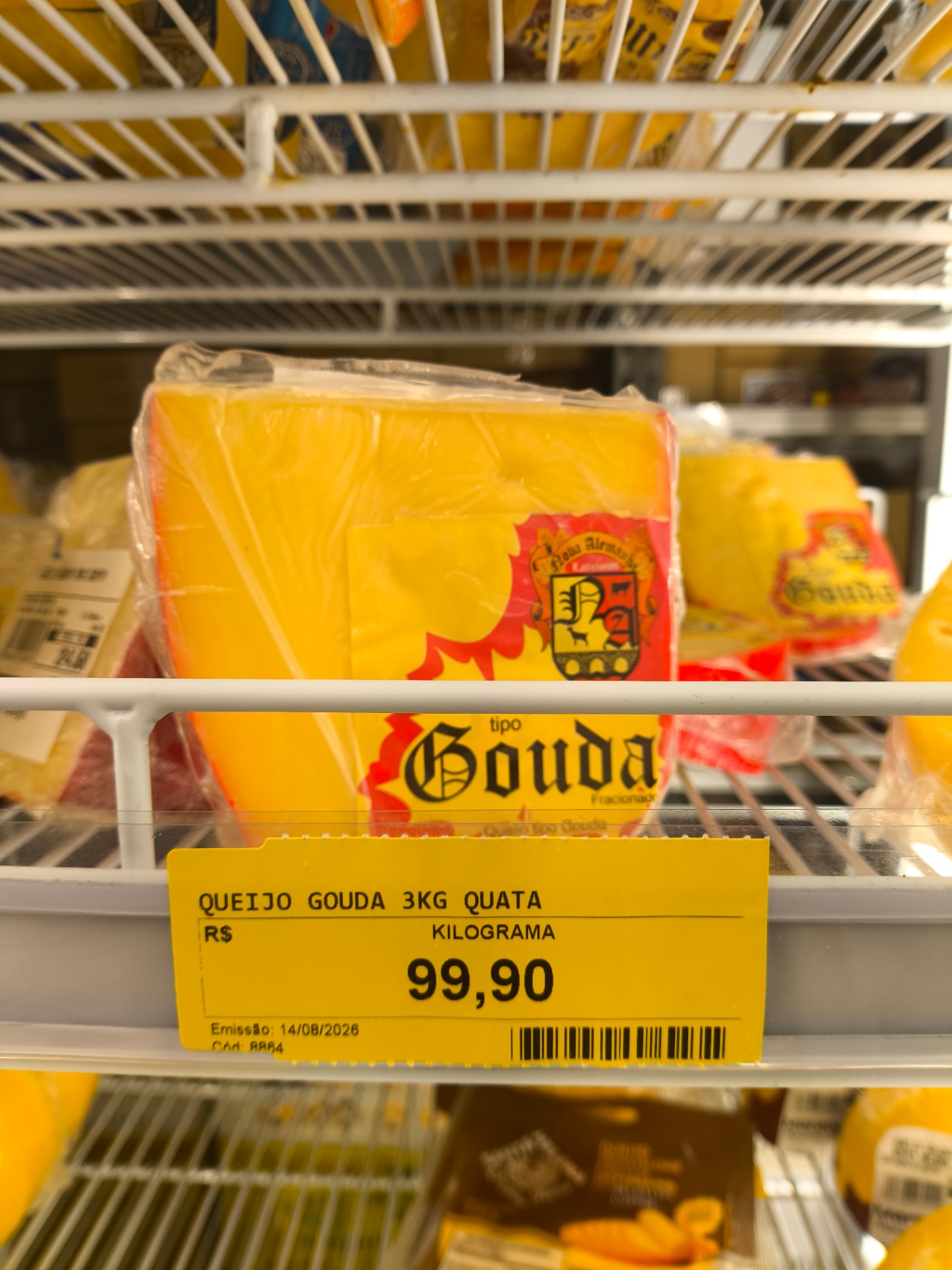 Queijo Gouda na Marangoni